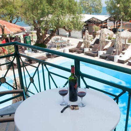 Troulakis Beach Hotel Agia Marina Exterior foto